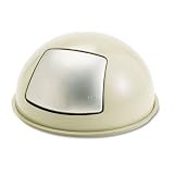 Wastebasket Lid, Fits SAF9610SA Base, Self-Closing, Firesafe, Sand SAF9609SA