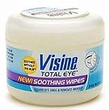 Visine Total Eye Soothing Wipes, 30-Count Moist Pads