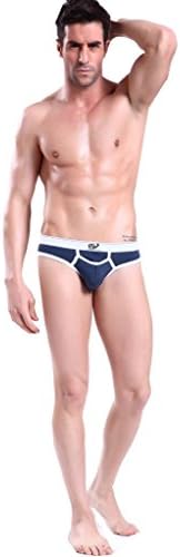 Autlet Men's Modal Thong 3D Space Design Sexy Low Waist Underwear