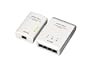 Brite-View LinkE BV-210C Digital Home Powerline Ethernet Adapters 1-port Bridge and 4-port Switch (White)