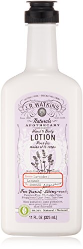J.R. Watkins Natural Hand & Body Lotion, Lavender, 11-Ounce (Pack of 3)