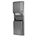 Bobrick 39619 ClassicSeries Stainless Steel Surfaced Mounting Convertible Paper Towel Dispenser and Waste Receptacle, Satin Finish, 17-1/2" Width x 56-5/16" Height x 9-1/4" Depth