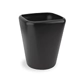 Umbra Kona Ceramic Waste Can, Black