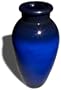 Strathwood Glazed Fiberglass Vase, Cobalt Blue