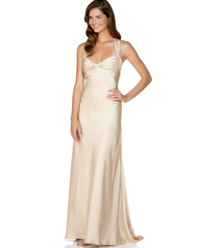 Calvin Klein Dress, Long Cross Back Gown