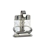Stainless Steel Salt & Inches High.