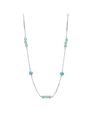 Fossil Thin Turquoise Chain Necklace JA5861040
