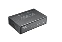 Asus GigaX GX1005 Netzwerk Switch, 5 Port, 10/100 Fast Ethernet, Green Network, Metallgehäuse, Schwarz