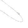 18" Sterling Silver Italian Box Chain Necklace 1 MM