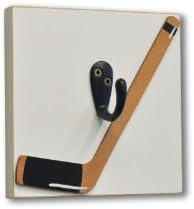 Homeworks Etc Hockey Single Wall Hook, Brown