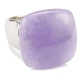 ELLE Jewelry Dyed Purple Jade Sterling Silver 