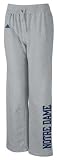 Notre Dame Fighting Irish adidas Women's Grey Word Plus Stretch Fleece Pants