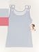 Pilates Suit Womens A-Strap Exercise Workout Tank Top With Bra