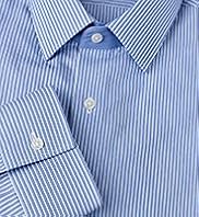 Autograph Slim Fit Pure Cotton Striped Shirt