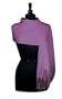 100% Pashmina Lavender / Light Purple Shawl Wrap. Woman's Scarf.