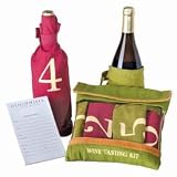 The Wine Tasting Kit Incl Six Individually Numbered Cloth Bags & Pad Of Scoring Notes