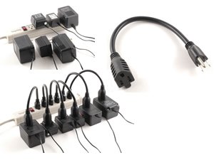 Powerstrip Liberator | 1 Ft. Length | Black | Extension to Save up Space on Your Power Strip Outlet