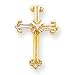 14k AA Diamond Cross Pendant