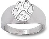 Kentucky Wildcats Solid Sterling Silver ''K'' Paw Ring Size 6.5