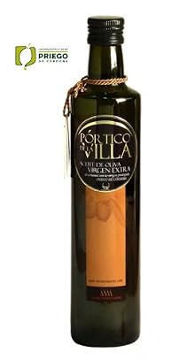 Portico de la Villa- Award Winning Cold Pressed EVOO Extra Virgin Olive Oil, 2011-2012 Harvest, 17-Ounce Glass Bottle