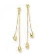 14K Yellow Gold Earrings - 2.0"