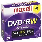 Cheap Maxell 4.7GB 4x DVD+RW (5-Pack)