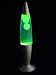 RETRO BOMB LAVA LAMP - GREEN GLOW MOTION - LARGE DESIGN
