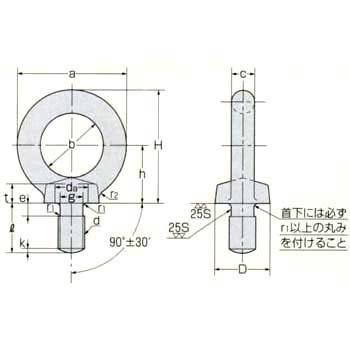 Cover image : アイボルト (Mネジ) M12(ユニクロ) UM12