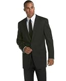 Alfani Performance Charcoal Mini Bead Stripe Suit