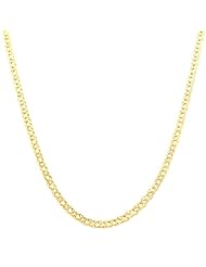14 Karat Yellow Gold Diamond Weave Chain (2mm, 22 inch)