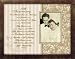 50th Anniversary Toast and Frame - Unique Gift for Golden Wedding Anniversary