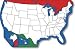 Unlabeled U.S. Practice Map: 30 maps