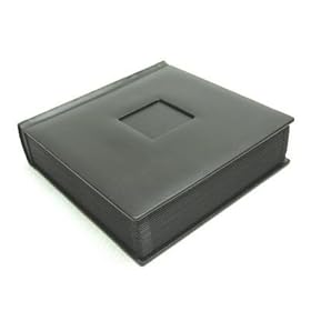 Professional 10x10 ALL BLACK Square Cameo Window Wedding Photo Album with 30 Mats