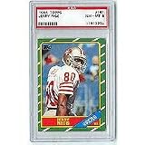 1986 Topps # 161 Jerry Rice (RC) San Francisco 49ers - Rookie Football Card