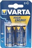 VARTA BATTERY C2 VARTA C Cell Alkaline Batteries - 2 pack