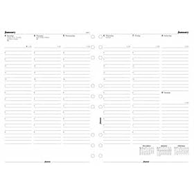 Filofax Desk Week On 2 Page Refill 2009