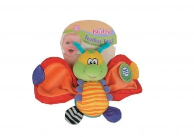 Childrens Toyshop   : Nuby - Teether Tugz - Teether and Blankie in One!