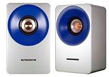 NuForce S-1 Speaker (1 pair, silver/blue) for Icon Systems
