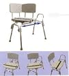 Sliding Transfer Bench with Swivel Seat