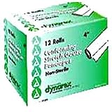Dynarex Stretch Gauze Bandage Roll, Non-Sterile, 4", Box/12