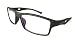 AKSHAJ™ Stylish Rectangle Full Rim Sporty Transparent Black and Blue Mat Spectacle Frame Shades RS.429.00