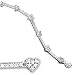 14K Heart & Bar Diamond Bracelet by Morris & David