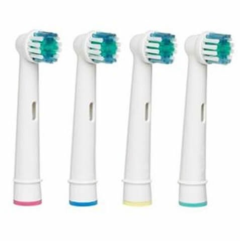 TechGearUK 4 Four Pack of Replacement Toothbrush Refill Heads - GENERIC COMPATIBLE WITH ALL ORAL B (Value Pack of 4)
