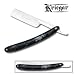 dogs39 - Kriegar Black Marble Razor Folding Knife