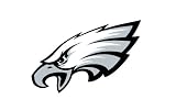 36" Philadelphia Eagles football logo #2 Wall Graphic Full Color Vinyl Decal Room Decor Mural Skin Sticker NEW