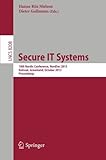 Secure IT systems : 18th Nordic Conference, NordSec 2013, Ilulissat, Greenland, October 18-21, 2013, proceedings