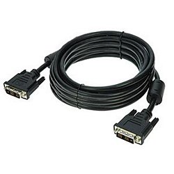 25 Feet DVI D Male to Male Single Link Cable, Black