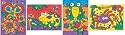Paint By Number Kit 8 Inch X10 Inch 4/Pkg-Garden Creatures