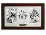 Review Jaf Gifts  / 3-Opening 5x7 Family Walnut Picture Frame DECO SENTIMENTS - Matted
