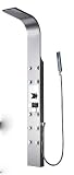BathApp Stainless Steel Shower Tower Panel with Massage Jets (Model BAS096)